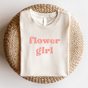 Flower Girl Shirt Flower Girl Gift Cute Tshirt Flower Girl Top Flower Girl Ideas Flower Girl Proposal Flower Shirt Flower Girl Tshirt