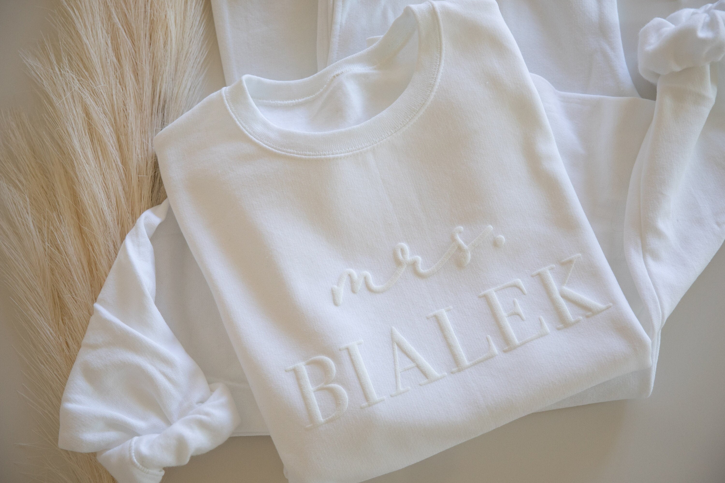 Custom EMBOSSED Engagement gift for future mrs sweatshirt new mrs sweatshirt bride to be gift bride sweatshirt bridal sweatshirt gift ideas