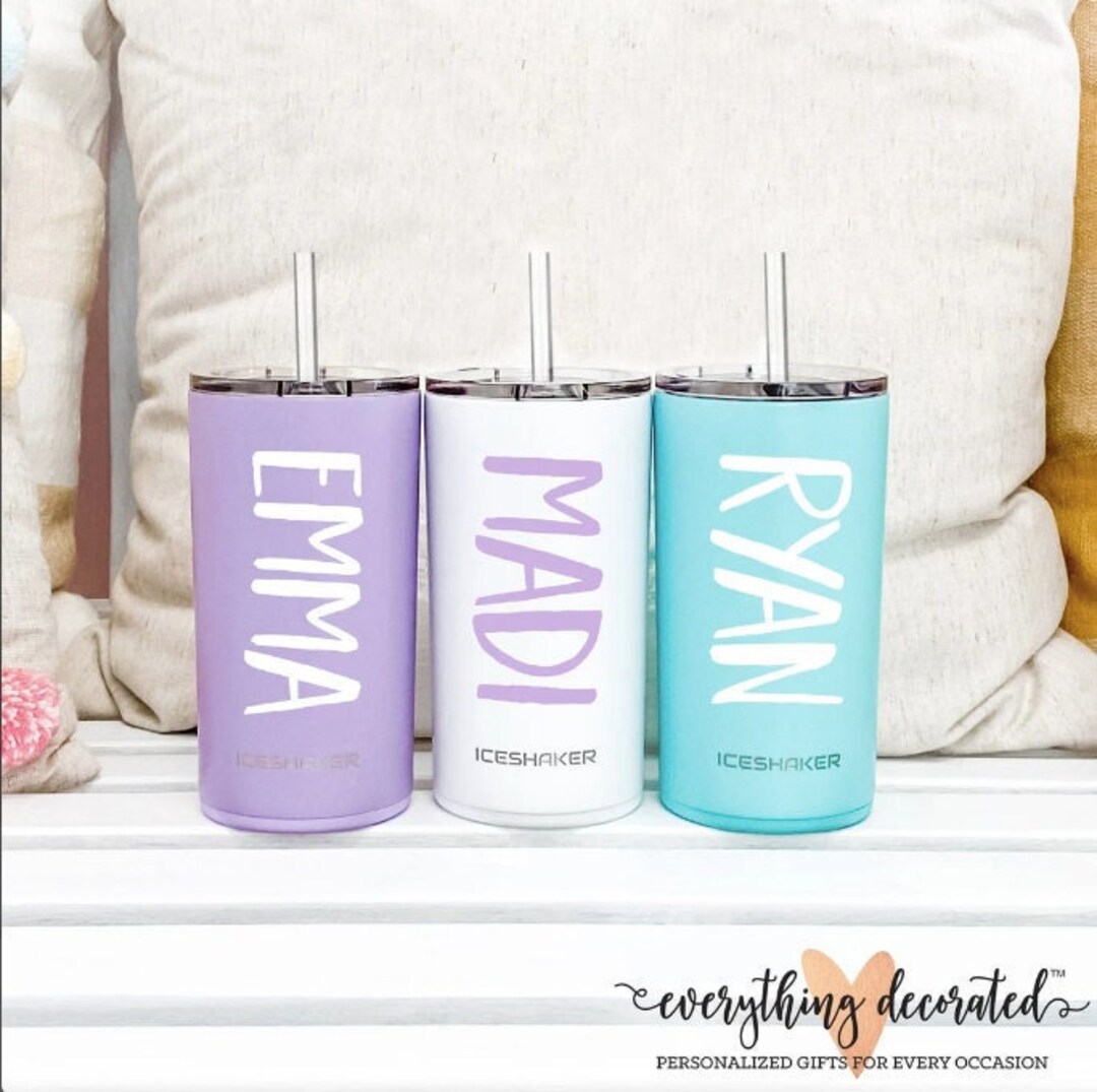 Personalized Water Bottle Toddler Kids Gifts 12 Oz Stainless Steel