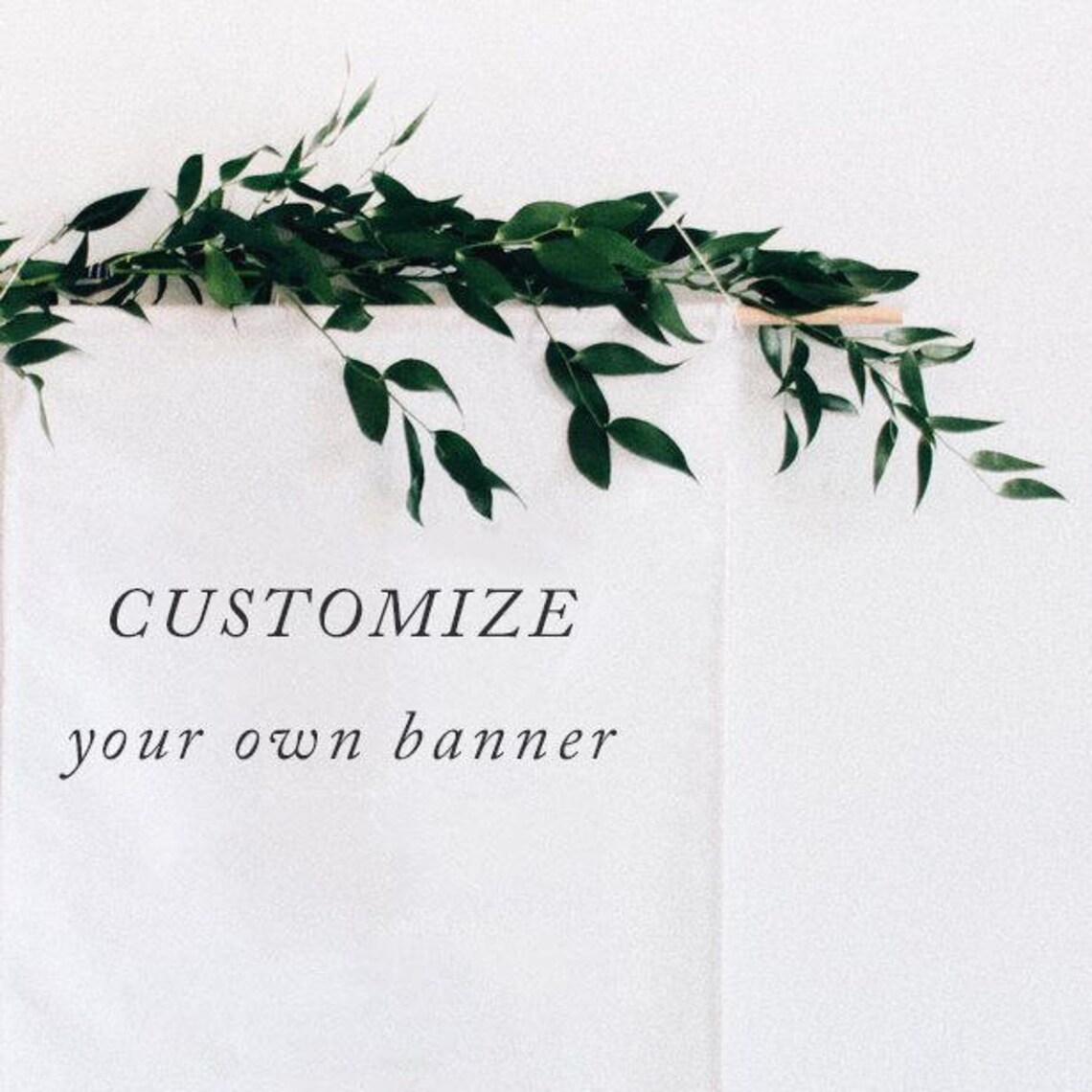 Custom Linen Banner