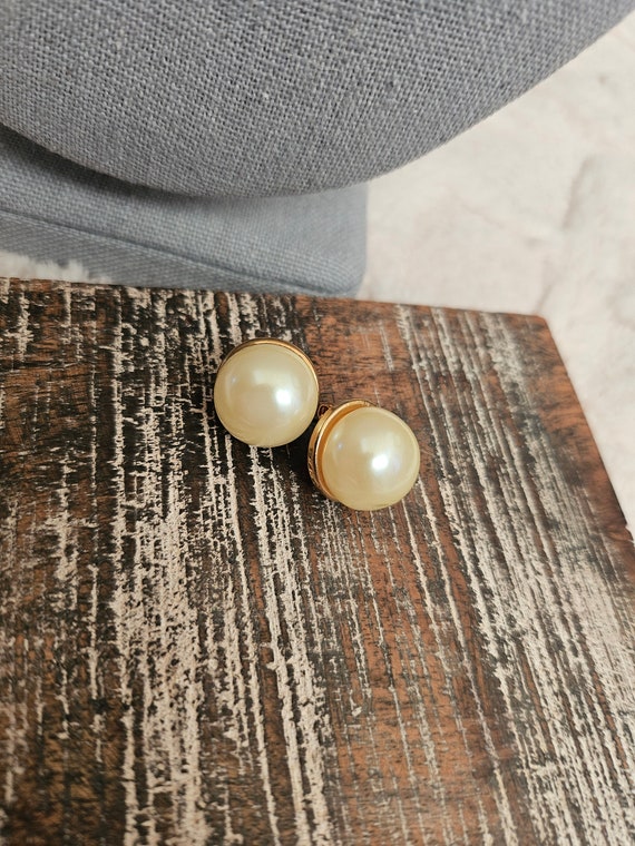 Vintage Fresh Water Baroque Style Button Pearl Ne… - image 8