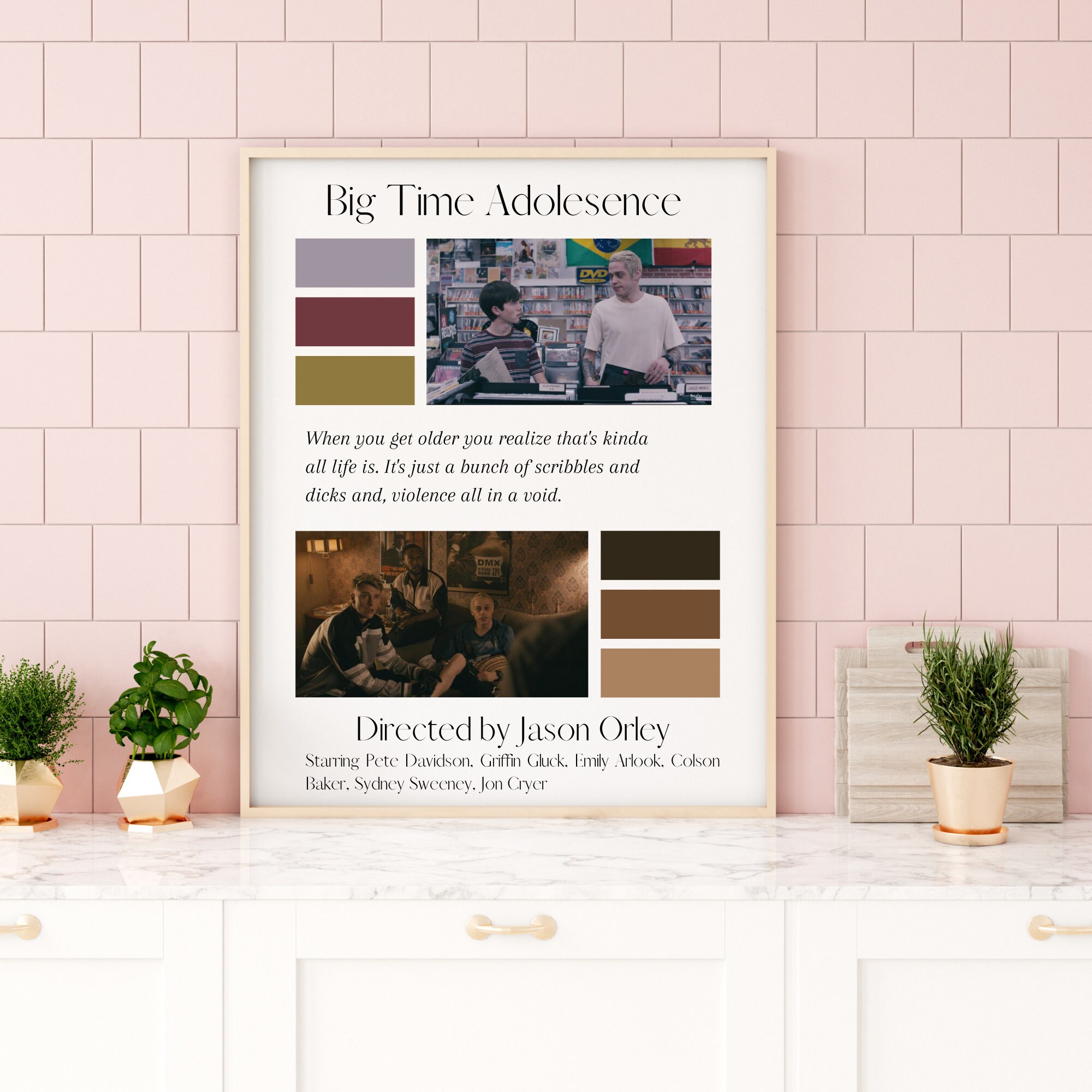 Big Time Adolescence Movie Poster Pete Davidson Movie Etsy Singapore