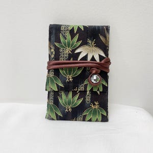 YUAN WELLNESS: Handcrafted Acupuncture Teishin Carrying Case, Japanese bamboo pattern, Secure & Portable Teishin Holder