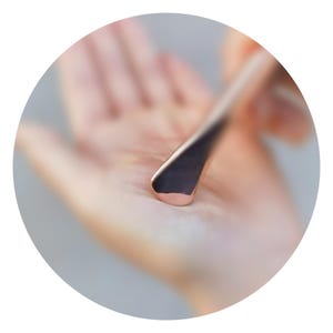 YUANWELLNESS:Handgefertigtes Kupfer-Massage-Tool, Akupressur & Gua Sha-Sonde