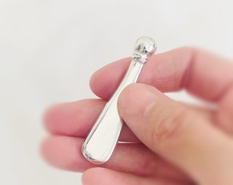 YUANWELLNESS: Handmade Pure Silver Guasha Massage Tool, Acupuncture, Acupressure