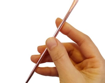 YUAN WELLNESS: Handmade Copper Teishin, Auricular Acupuncture Probe Tool