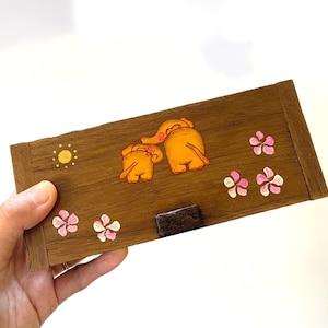 YUANWELLNESS: Handmade Teak Box with Moxa, for acupuncture, massage, aromatherapy