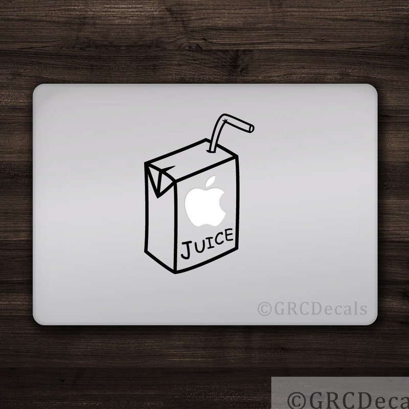 MacBook Logo Sticker Funny Etsy