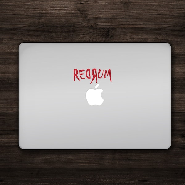 Redrum Decal Computer Decal Horror Themed Bumper Sticker Window Sticker The Shining Quote Murder Decal