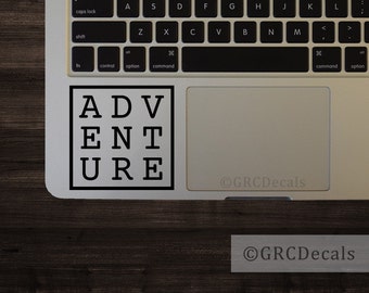 Adventure - Vinyl Decal Sticker Macbook Mac Apple Laptop Unique Travel Carpe Diem Bumper Sticker Window Decals