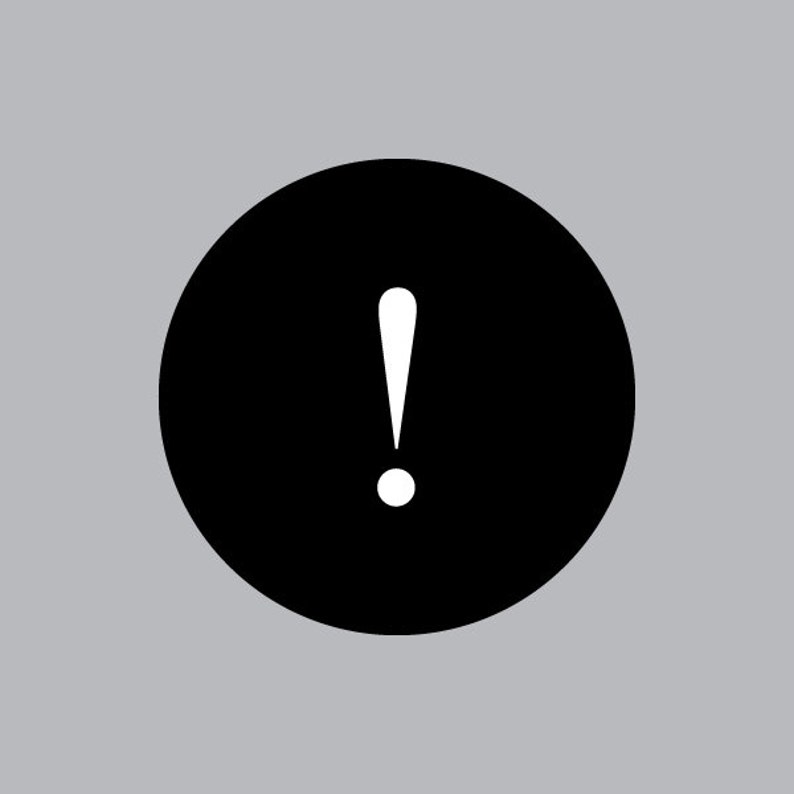 Exclamation Point Mac Apple Logo Cover Laptop Vinyl Decal Etsy