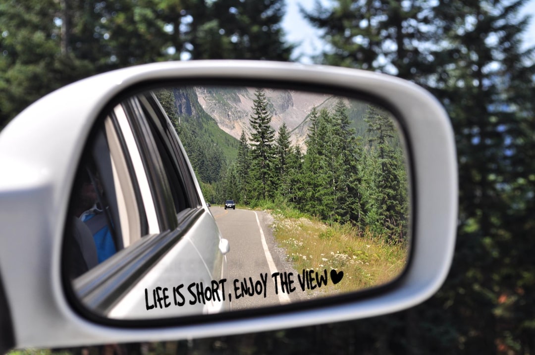 Life is Short Enjoy the View Rearview Mirror Decal Mini Decal for ...