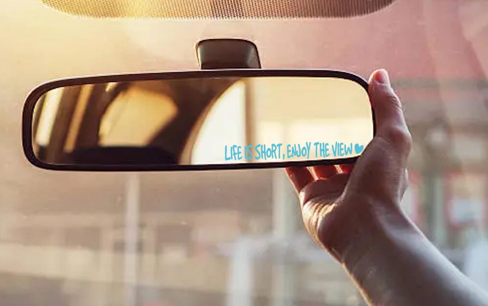 Life is Short Enjoy the View Rearview Mirror Decal Mini Decal for ...