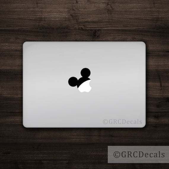 Mickey Mouse Ears Hat Mac Apple Logo Cover Laptop Vinyl - Etsy Canada