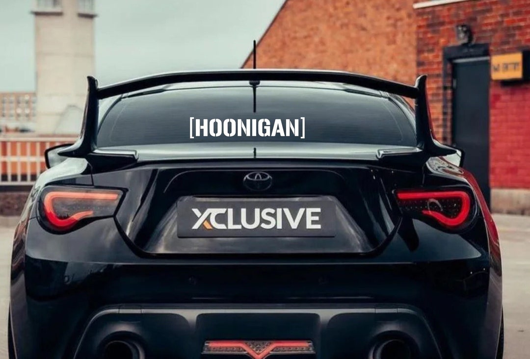 HOONIGAN Ken Block 43 Drift Sticker Set - 12 Pieces, Gymkhana V8 USA Car Decals - Made In Germany
