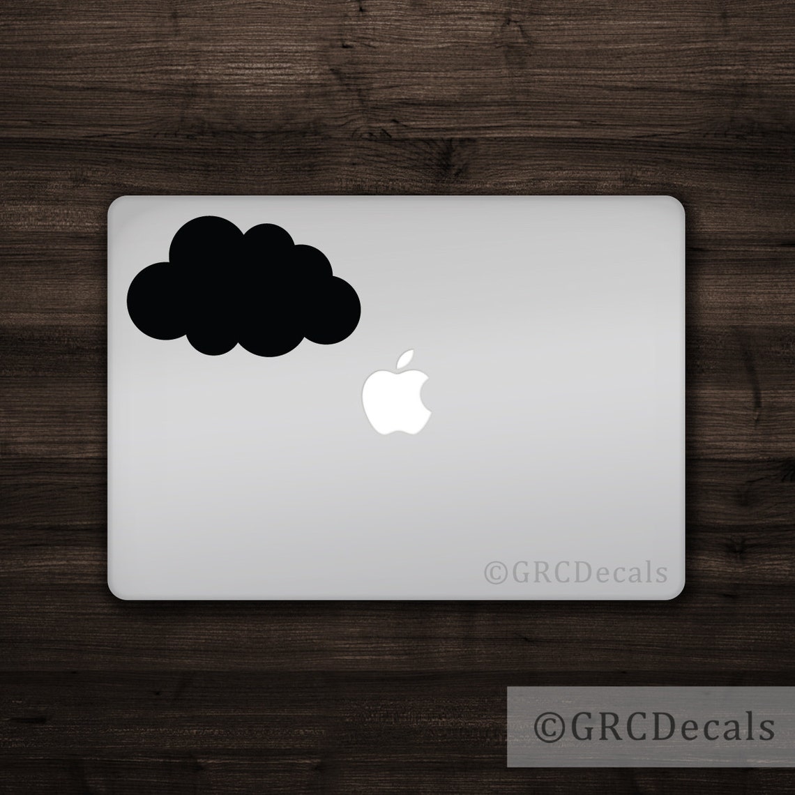 Cloud Mac Apple Logo Cover Laptop Vinyl Decal Macbook Decal - Etsy