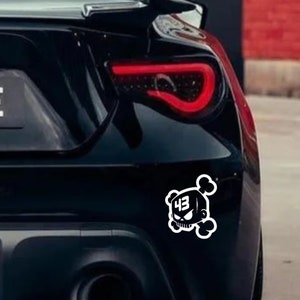 Ken Block Skull Decal Ken Block Hoonicorn Decals Drifting Gymkhana Drag Racing Sticker RIP Ken Block KB43VER #43 Decals Bumper Window