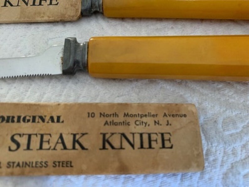 Vintage 1930S/40S Original Henry's Tomato & Steak Knives Etsy