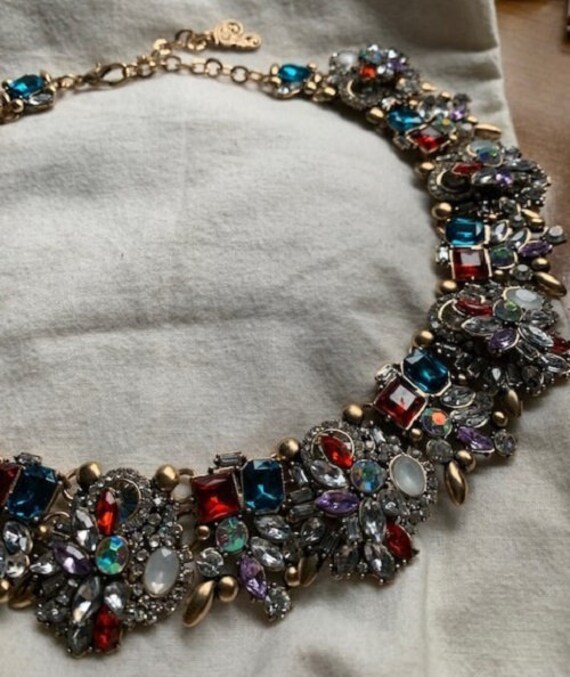 Runway Large Sparkling Multi-Stone Adjustable Cho… - image 7