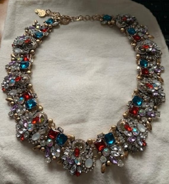 Runway Large Sparkling Multi-Stone Adjustable Cho… - image 1