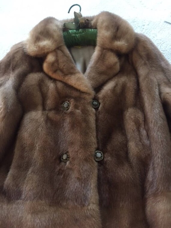 Vintage Stunning 60'S Or Early 70's Mink Jacket E… - image 6