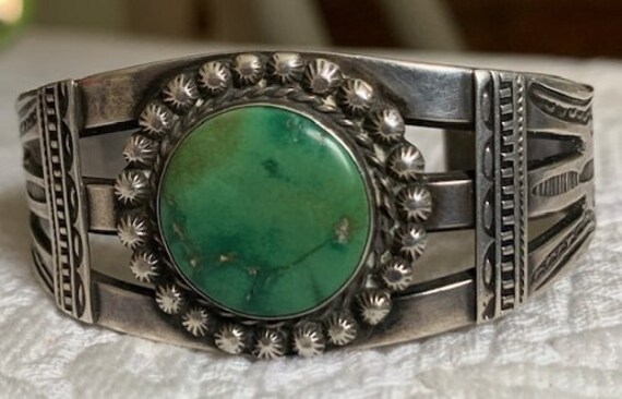 Vintage Native American 1960S Sterling, Turquoise… - image 3