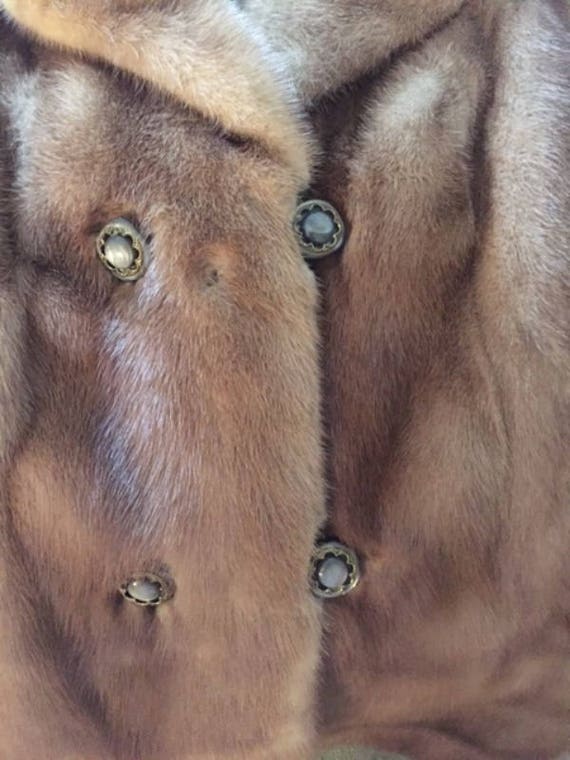 Vintage Stunning 60'S Or Early 70's Mink Jacket E… - image 7