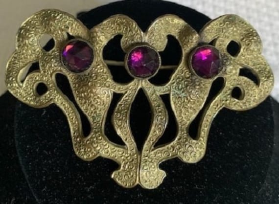 Antique Victorian Sash Buckle Round 3\
