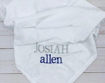 PersonalizedBaby Blanket, Embroidered Baby Blanket, Monogrammed Baby Blanket, Baby Shower Gift, Personalized Baby Gift, Custom Baby Blanket