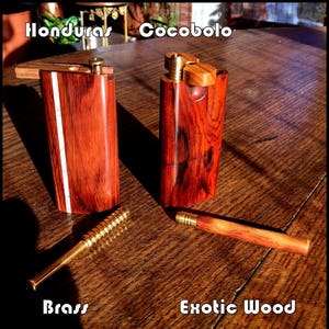 The Perfect Gift- the finest dugout and one hitter pipe ever. American Handcrafted Stash Box for Smoker&#39;s