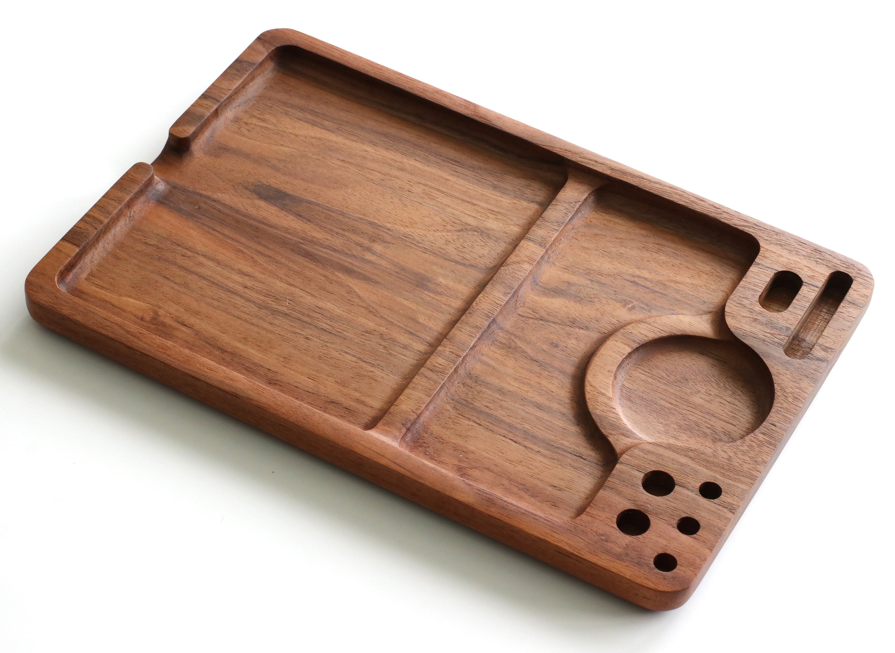 Wooden Rolling Trays Herb Tobacco Smoking Tray Folding Plate Rolling