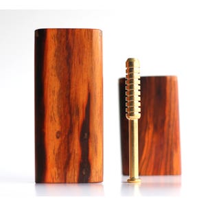 Cocobolo schuifdeksel dugouts en one-hitter-pijpen