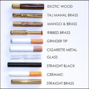 2" One Hitter Pipes- Fits most 3" dugouts- Ten Varieties to Choose from-  Quality One Hitter Pipes for Dugouts