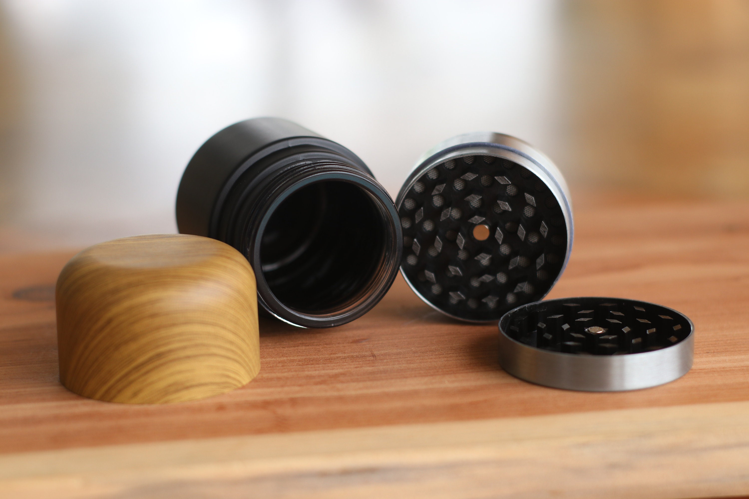 Stash Jar & Herb Grinder Perfect Combo to crush and store Etsy