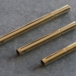 ストレート真鍮ワンヒッター - 長さ 2"-3"-4" - 完璧な真鍮パイプ - ワンヒッター