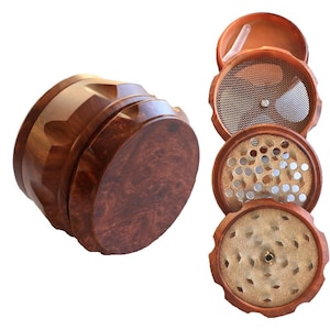 2.5&quot; Grinder- 4 Piece Grinder with Catch-Screen-Magnetic Lid