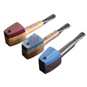 4.5&quot; Swivel Lid Exotic Wood Pipe- G1 COLOR SWIVEL- Handcrafted American Pipes