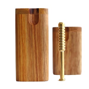 3&quot; & 4&quot; Mahogany Dugouts- Swivel Lid with One Hitter of your choice