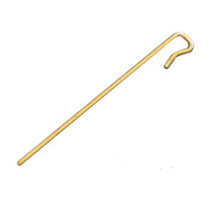3.5" Brass Poker- Cleaning Tool for Dugouts & Pipes