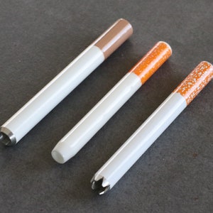 Triple Threat One Hitter Package- Ceramic, Grinder Tip & Cigarette Metal- Perfect Pipes for your Dugout