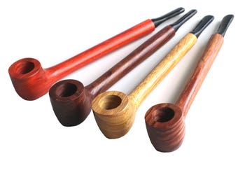 Pipe en bois exotique de 5,5 po.-L37 MAROCAIN- Pipe fabriquée aux États-Unis à frappe douce-excellent cadeau !