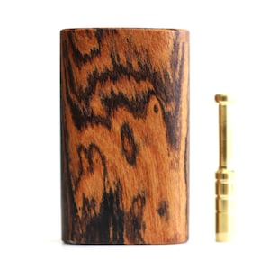 Bocote Wood Dugout & Brass One Hitter: Handcrafted American Made