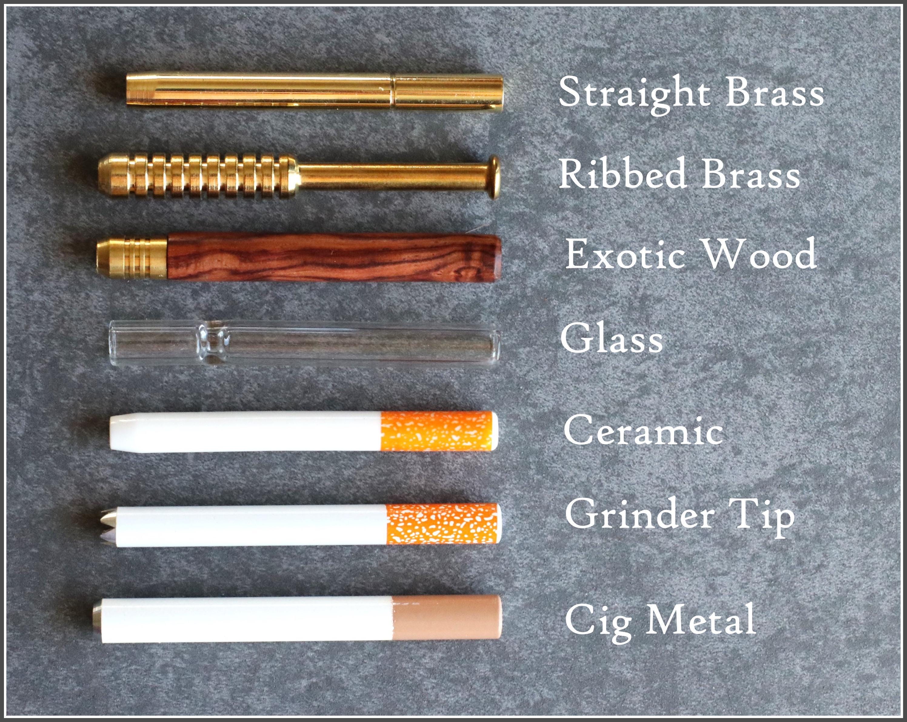Bocote ウッドダグアウト、ワンヒッターパイプ付き - スライダー蓋 - 3 