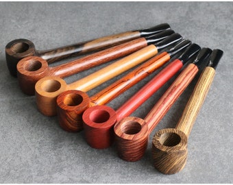 5.5" Exotic Wood Pipe-L37 MOROCCAN- Smooth Hitting American Crafted Pipe-Great Gift!