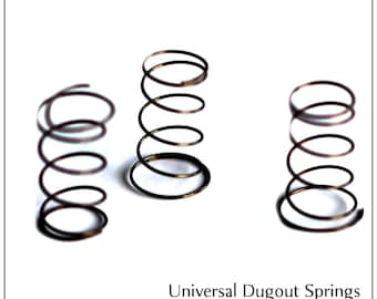 Universal Dugout Springs- Dugout Pipe Slot Replacement Spring-Fits Most Dugouts