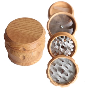 2&quot; Grinder- 4 Piece Grinder with Catch-Screen-Magnetic Lid