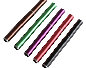 One hitter in metallo da 3&quot; eleganti - 5 colori - One hitter dritto per panchine e uso singolo - Attizzatoio incluso