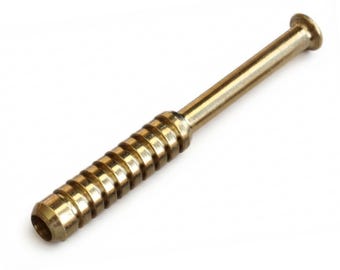 2" & 3" Brass One Hitter Bats- Solid Brass- Lasts a Lifetime-Yes-these are the real ones-Old School