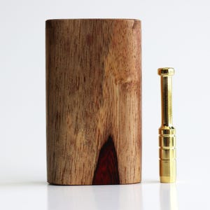 3&quot; Cocobolo Slider Lid Dugout- Handcrafted perfection-Stash Box-Dugout & One Hitter Pipe