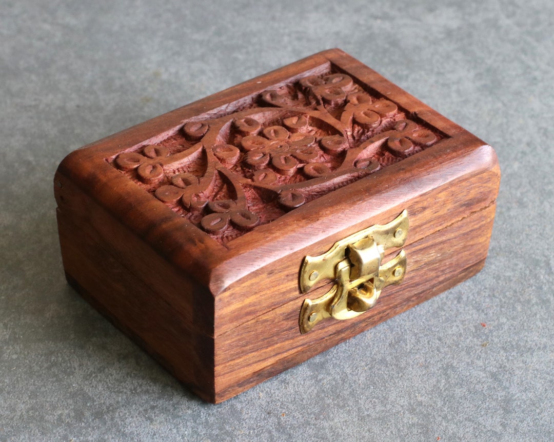 Handcrafted Wooden Treasure Boxstore Your Treasures in Style Etsy